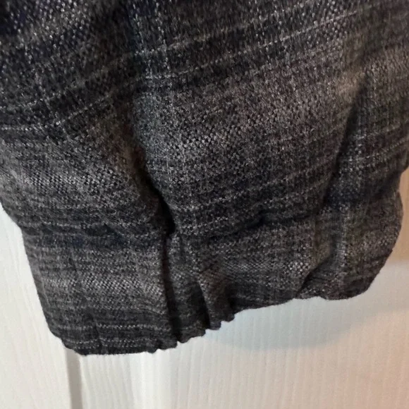 WAO Bomber Jacket Plaid Black and Gray Women's Sz Medium - Picture 7 of 16